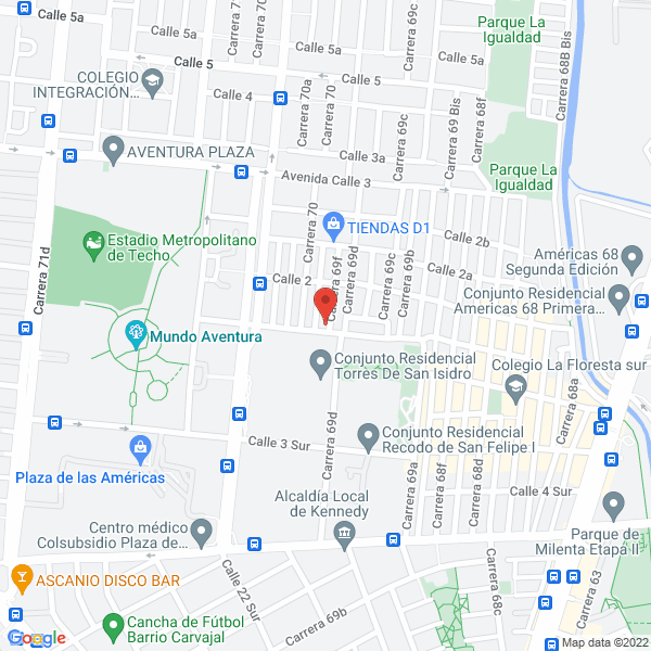 Mapa de Novalfarm Ltda