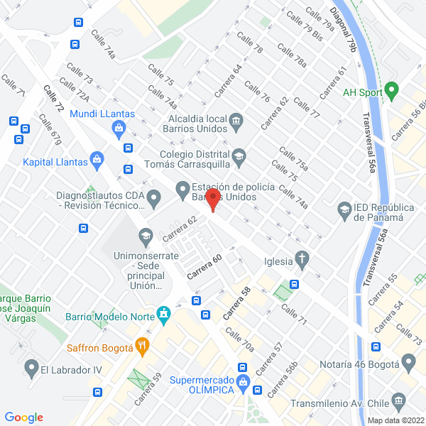 Mapa de Omac Producciones Ltda.