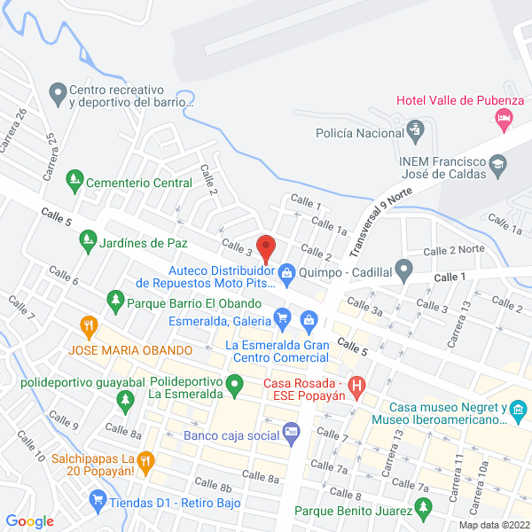 Map of Lava Expreso