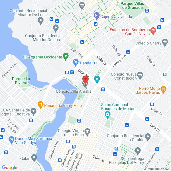 Mapa de Jardín Infantil Psicopedagógico Aprender A Crear E.U.
