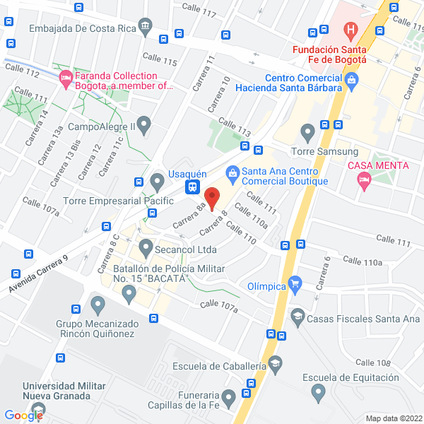 Mapa de Jardín Infantil Y Preescolar Abaco S.A.S.