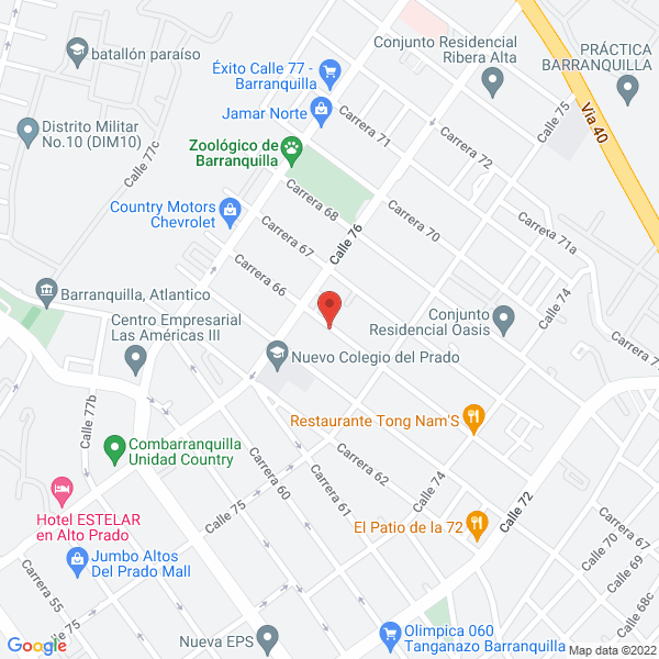 Map of Jardín Y Floristería Cecy