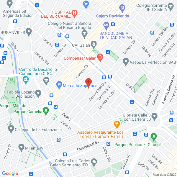 Mapa de John Bursh Sport