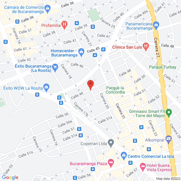 Map of Motorepuestos Sigma A&G